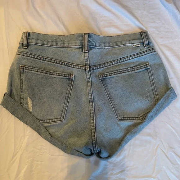 BILLABONG Get Low Womens Denim Shorts - Picture 2 of 3